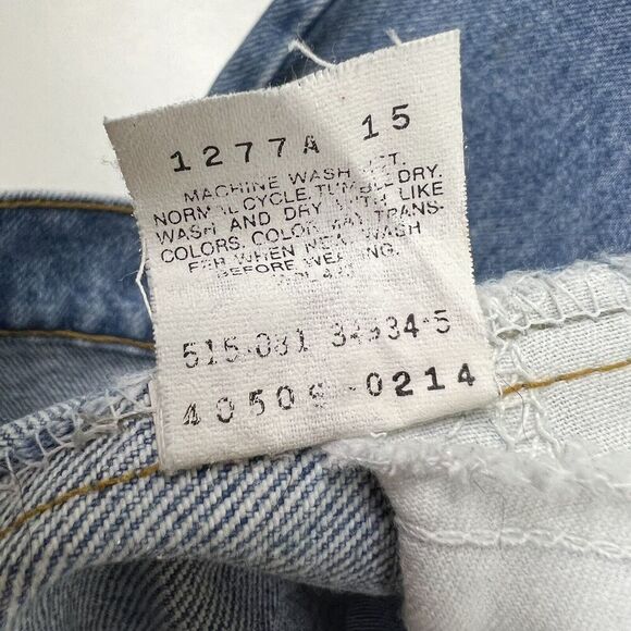 Vintage Levis 505 Orange Tab Distressed Jeans 36 X 30 Light Wash Denim - Picture 8 of 12